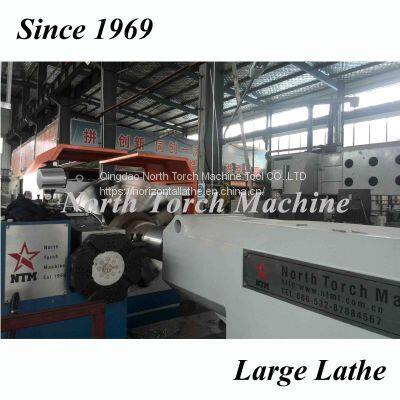 Professional Heavy Duty Horizontal CNC Lathe for 40T Mill Roll, Cylinder,shaft photo-5