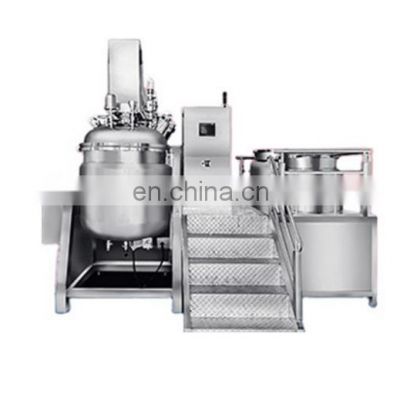 Stainless Steel Emulsifier Mixer Gel Cosmetic cream Making Machine Lifting Vacuum Homogenizing Emulsifier Homogenizer