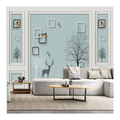 Wallpapers/Wall Coating China 8D Murals Wallpaper Cheap Wall Mural Designs New 3D Wall Drop Ship photo-4