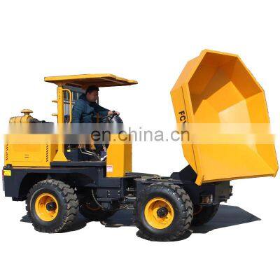 One-Stop Service Dumper Hot Sale FCY30 Rotating full metal tilt 3 ton dump truck skip dumper