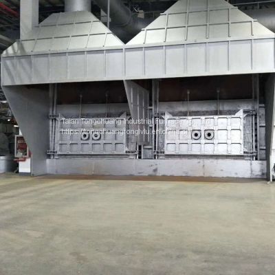 Processing customized double-chamber aluminum melting furnace， Recycled aluminum melting equipment， High thermal efficiency and low energy consumption， double-chamber aluminum melting furnace