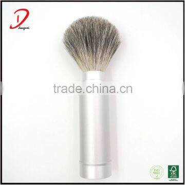 New products removable protable travel shaving brush,pure badger hair shaving brush