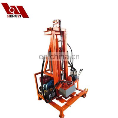 Diesel engine mobile small water well drilling rigs for sale/portable water well drilling rig/deep well drilling machine