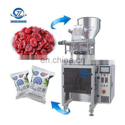 Frozen French Fries Roll Film Vertical Flow Type Small Auto Weighing Sachet Filling Packing Peanuts Machine for Granulated photo-4