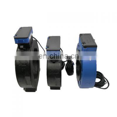 High Performance sandwich insertion type ultrasonic water meter with digital display