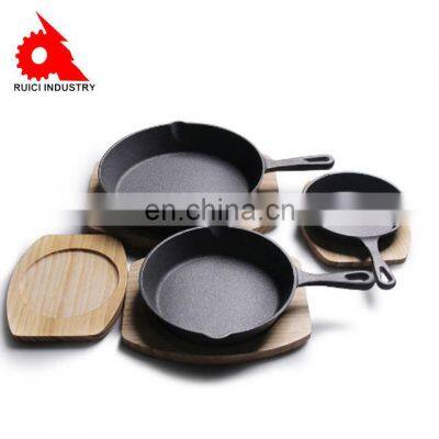 Small cast iron skillet Mini uncoated non-stick frying pan