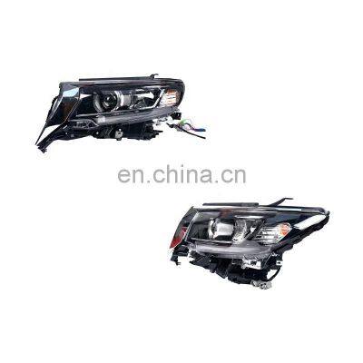 MAICTOP car auto parts lighting headlamp for PRADO FJ150 2018 led head light