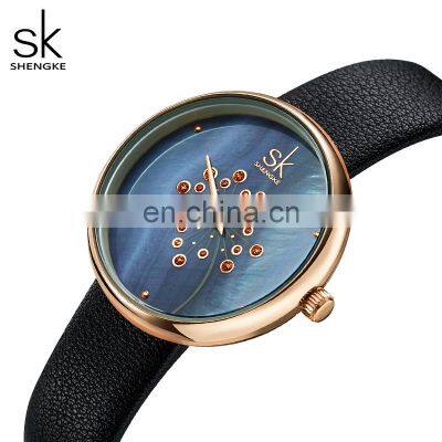 SHENGKE Maiden Christmas Gift Watch K0113L  Cute Dial Design Watch Pretty Fancy Watch Wrist Dropshipping Handwatch