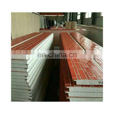 Hot sale heat insulation metal ceiling or wall panel 50mm thermal insulation xps wall panel trade metal carved sandwich panel