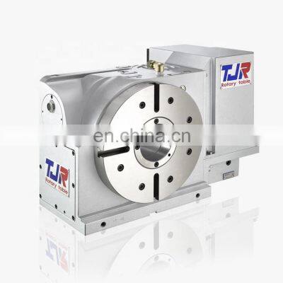 Best selling TJR 4 axis rotary table tailstock and rotary table 4th axis rotary index table for CNC vertical machining center