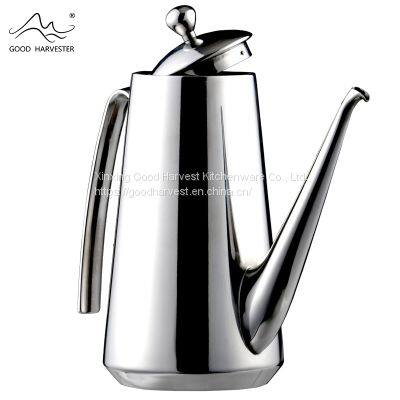 High Quality Stainless Steel Kitchen Oil Sauce Pot Container 600ml-1000ml Stainless Steel Hand Drip Coffee Tea PotOil Can,Oil Kettle photo-4