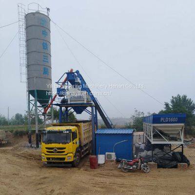 compact dry hzs50 low cost ready concrete mixing plant china high-efficiency for sale