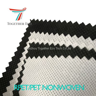 PET polyester Nonwoven Fabric 100% Rpet Spunbond Non Woven Fabric for non-woven bag sublimation