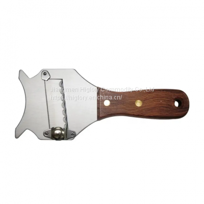 Adjustable Stainless Steel Truffles Shaver Cheese Slicer Chocolate Shaver With Wood Handle for Kitchen photo-2