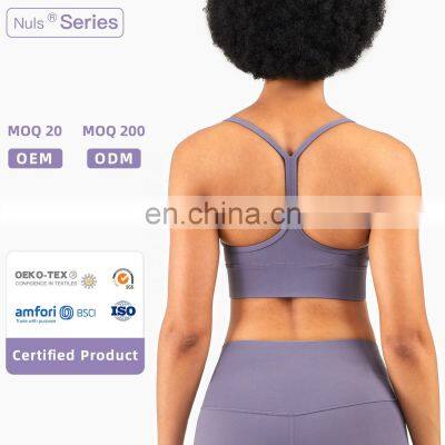 Sports Bra Top Fitness Workout Training Y Back Yoga Wear For Women