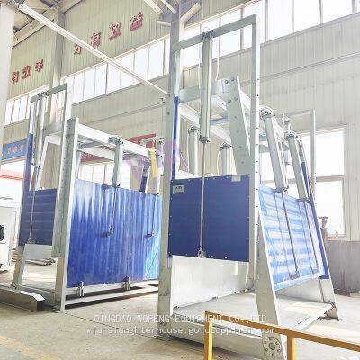 Cattle Slaughtering Equipment Stunning Box For Animal Slaughter