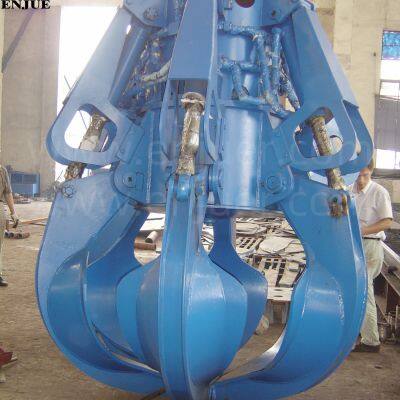 Electro-Hydraulic Orange Peel Grapple Motor Hydraulic Orange Peel Grab Bucket for Scrap photo-5