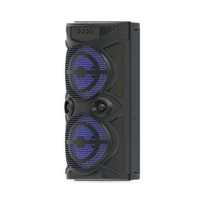 SING-E ZQS8207  Portable Wireless Speaker Dual 8 Inch Subwoofer Heavy Bass FM Radio With Screen ECHO Adjustment Speaker