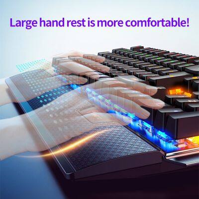 New Upgrade Multi-function Knob Version Professional K100 Gaming Mechanical Keyboard Computer Multimedia Keys Keyboard photo-3