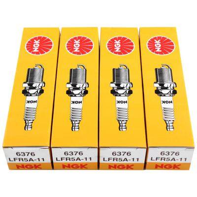 Wholesale Original Genuine NGK Spark Plug Nickel Alloy LFR5A-11 6376 Car Engine Spark Plug for PEUGEOT photo-3