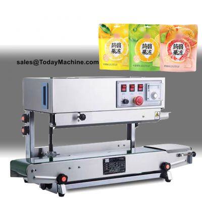 Continuous Vertical Band Sealer for Automatic Plastic Bag Packaging Foil Sealing Bag