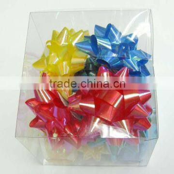 Glitter Star Bow With Glitter Lace Edges, Gift Bow for Gift Decoration photo-4