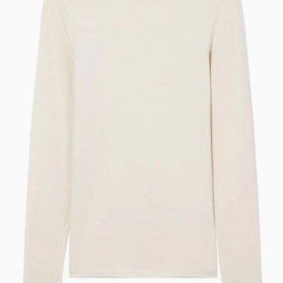 Slim Fit Round Neck Long Sleeved Base Shirt Suitable for Spring and Autumn Wear photo-5