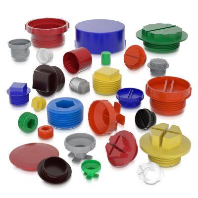 Aircraft Cap Plugs Thread Pipe Nipples Connector Plastic Hydraulic Pneumatic Cylinder End Caps and Plugs