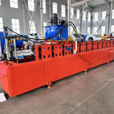 Steel Ridge Cap Roll Forming Machine 840 IBR Roof Sheet Use PLC Control System for Tile Making Industries photo-3