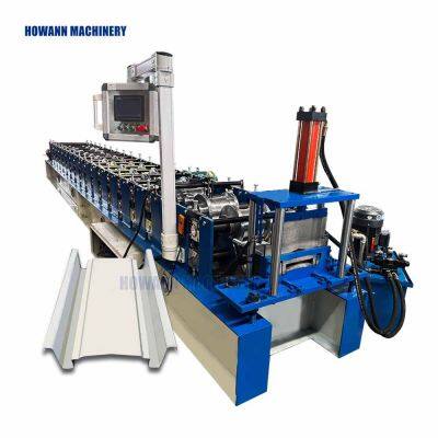 High Speed Steel Roofing Rainwater Collection Gutter Machine Metal Downspout Roll Forming Equipment for Tile Making
