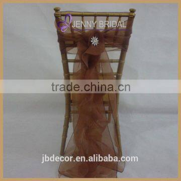 C147G Silver Gray Wedding Cheap Chair Covers Chair Sashes photo-4