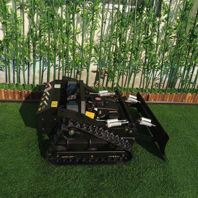 Motor de gasolina de 9HP Loncin 224CC, cortacésped controlado a distancia de 200 metros para pendientes