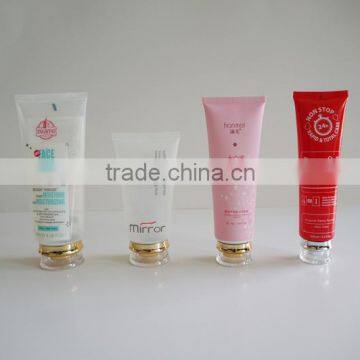 Plastic Tube for Cosmetic Packaging, nice screw acrylic cap