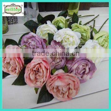28cm Single Stem Silk Artificial Rose Flower photo-6