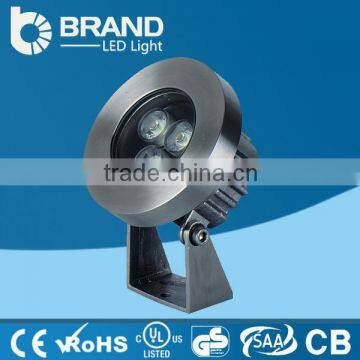 High Quality Stainless Steel IP68 DMX controlled 28W 24W Face Mounted RGB LED Underwater Light