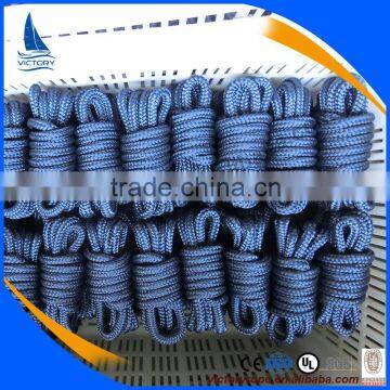 bundle packed nylon braided fender line rope with factory price for ship