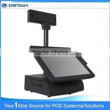 DTK-POS1578 OEM Acceptable 15 Inch Restaurant Touch Screen Cash Register