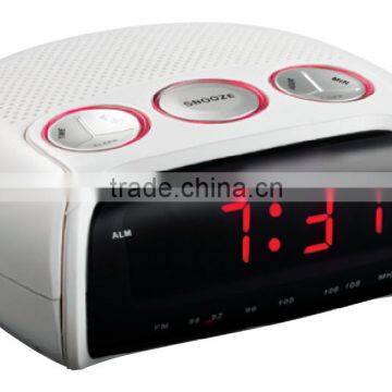 Customised Design PLL Dual Alarms Light Rim Clock Radio photo-2