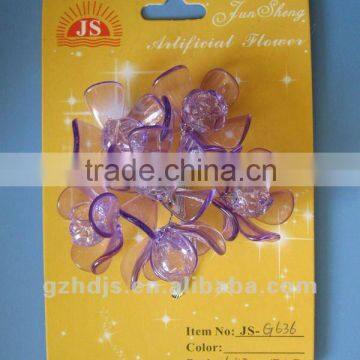 acrylic artificial flower decor