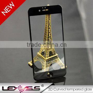 Anti explosion 9H 3D tempered glass screen protector for iphone 6 cell phone screen protector