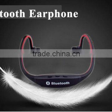 Sport MP3 Stereo Bluetooth Headset Neckband Style BS19 Headphone In Ear Bluetooth Headset,fm radio bluetooth headset