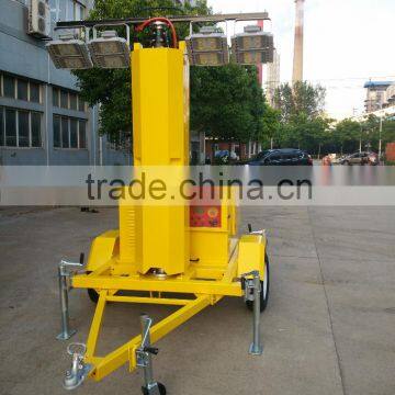 portable lighting tower complied with GE LED flood light