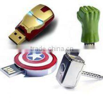 metal usb flash drives, Avengers Iron man shaped usb flash drive, bulk 16gb usb flash drives