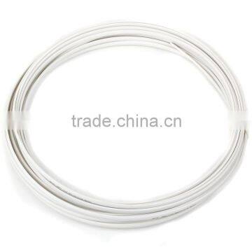 Self-supporting FTTx cable, single mode, 2 cores, LSZH material, white