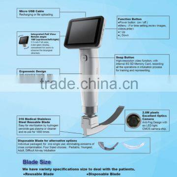 Portable Reusable Pediatric Adult Difficult Airway Size Video Laryngoscope Quality Choice photo-4