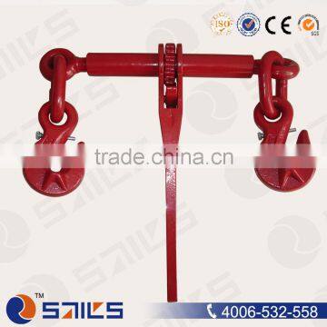 European type ratchet type load binders with hooks (rigging hardware)