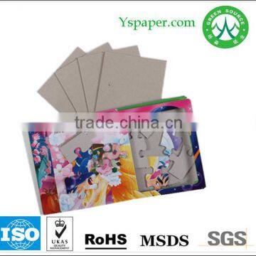 5mm grey paste board for laminated gray book cover paper