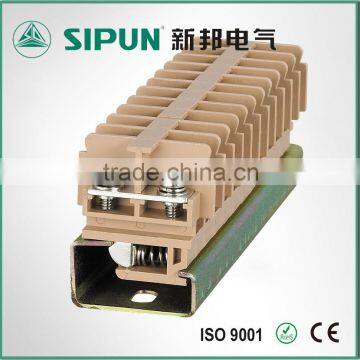 JF5 2.5mm din rail plate type screw terminal block