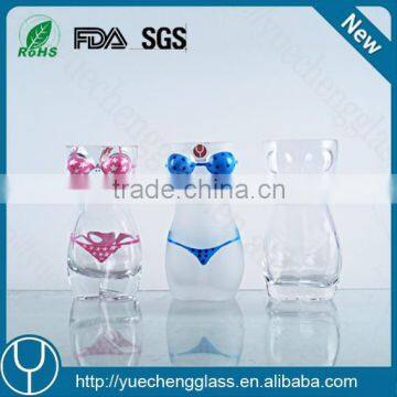 Drinking glass novelty hot sexy women shaped shot glass