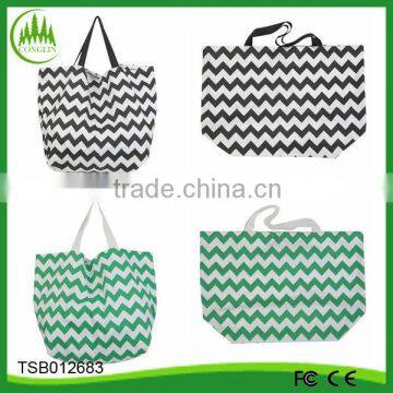 Promotional Product Yiwu Design Wholesale Stripe Beach Bag